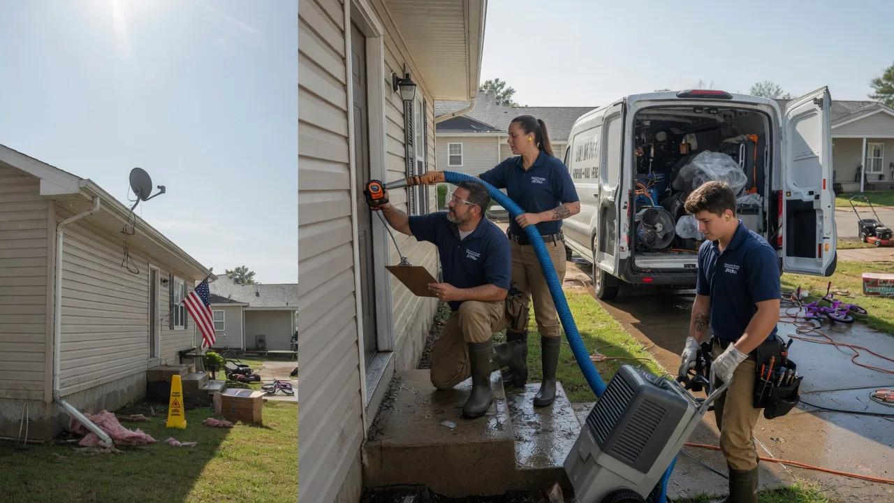 Ceiling Water Damage Restoration in Valdese, NC near me